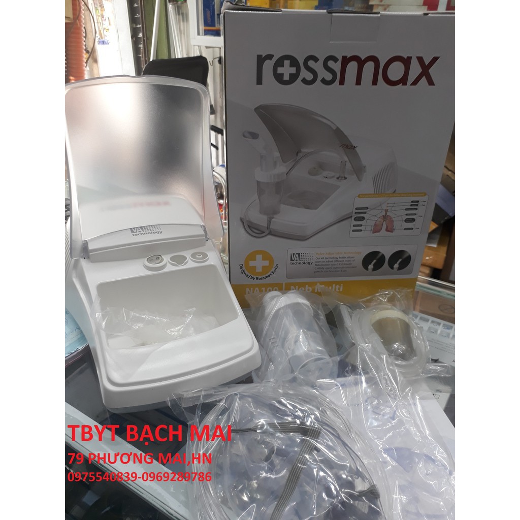 MÁY XÔNG HÚT MŨI 2 TRONG 1 ROSSMAX NA100 Neb Multi LOẠI 2