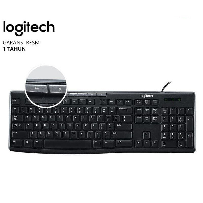 Bàn Phím Logitech K200 Media Keyboard Usb