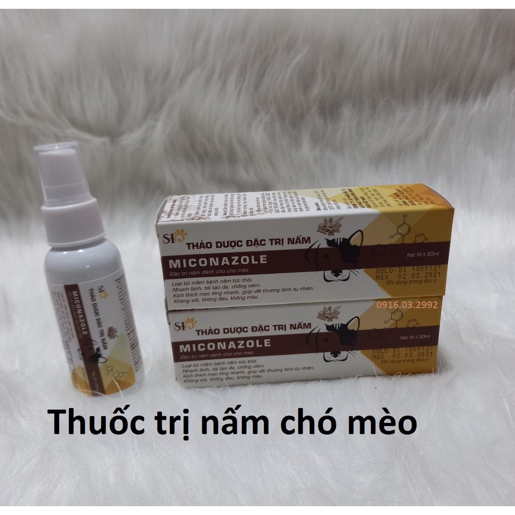 Xịt chữa nấm chó mèo, Dạng xịt và dạng kem