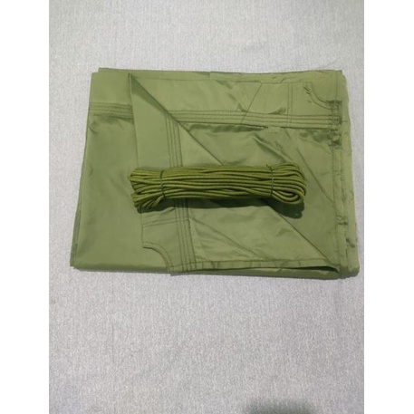 Võng dù xanh và cuộn dây 16m | BigBuy360 - bigbuy360.vn