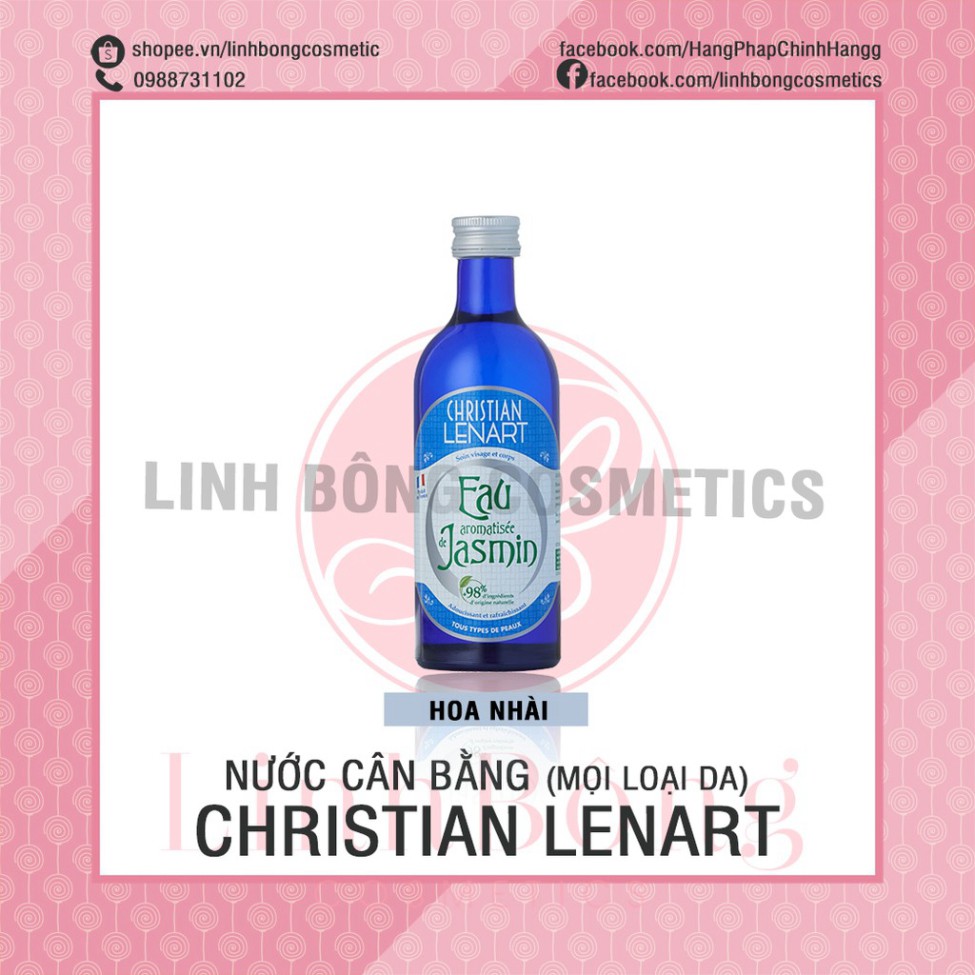 NƯỚC CÂN BẰNG DA TONER CHRISTIAN LENART HỮU CƠ NỘI ĐỊA PHÁP CHO CÁC LOẠI DA