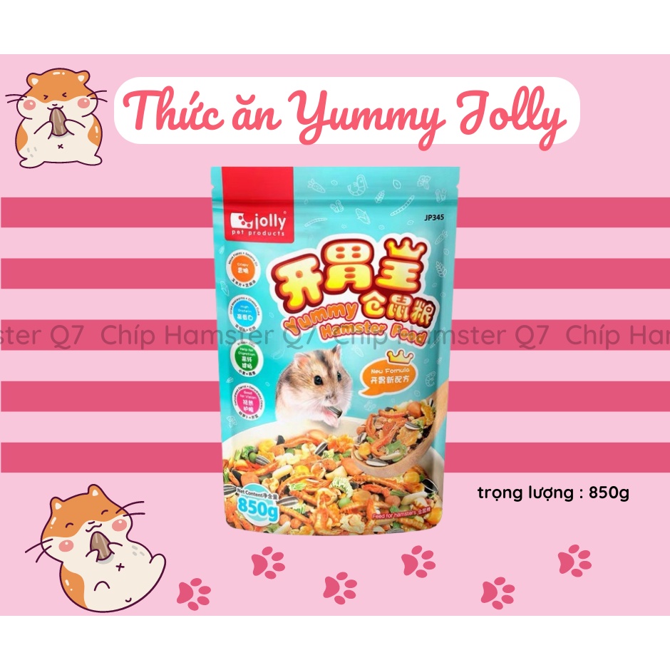 Thức ăn Hamster Yummy Jolly 850g