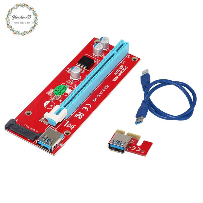 Cáp Chuyển Đổi Pci-E Sata Power 60cm Usb 3.0 Cho Btc Ltc Mining
