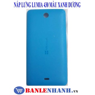 NẮP LƯNG LUMIA 430 MÀU XANH DƯƠNG