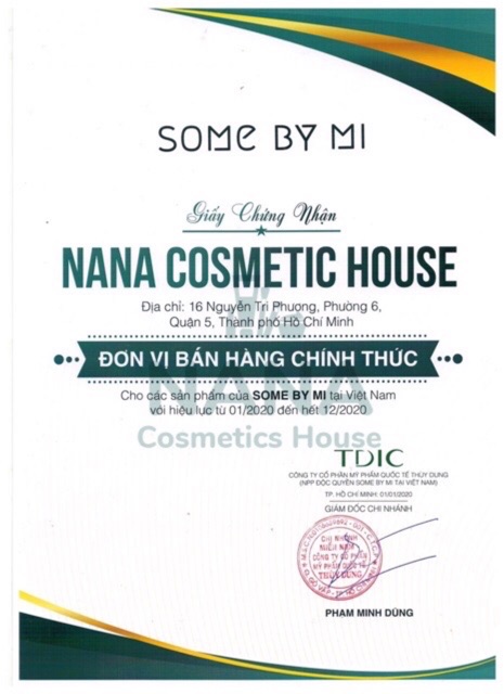 (SALE date 2/2023) Miếng tẩy da chết   Some By Mi AHA BHA PHA 30 Days Miracle Truecica Clear Pad