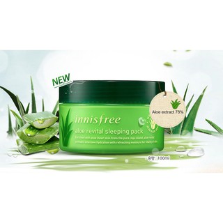 Mặt Nạ innisfree Lô Hội - Mặt Nạ Ngủ  innisfree 100mil