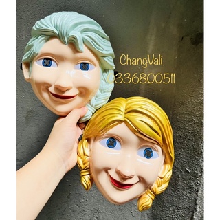 Mặt nạ hoá trang Elsa , Anna có đèn-nhạc cho bé chơi Trung Thu
