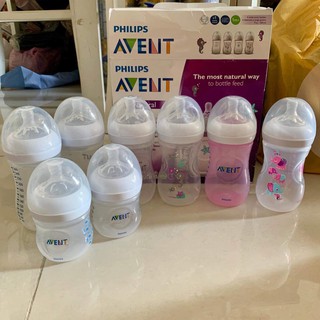 Bình sữa Philips Avent hoạ tiết cho bé 260ml