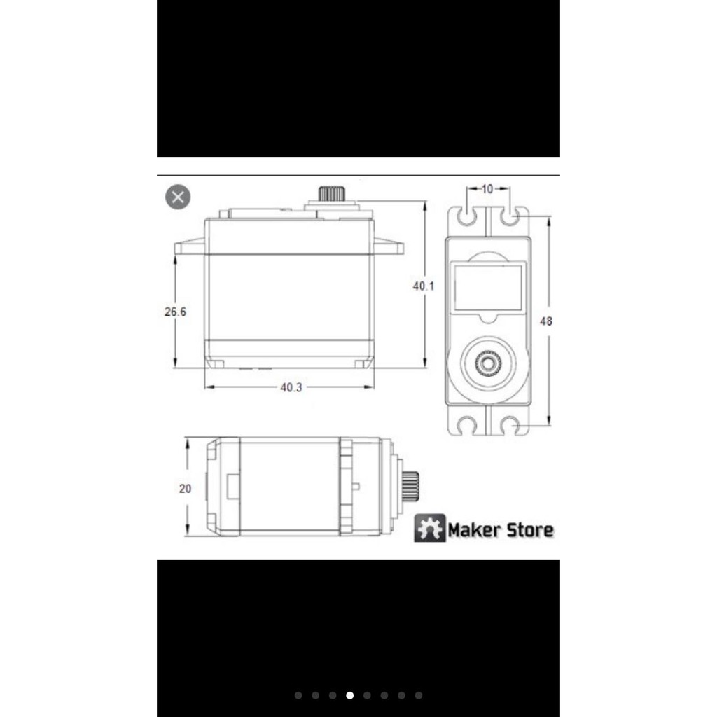 Động cơ RC Servo Metal Gear MG996R (MG996) bánh răng thép kim loai dùng cho RC, Flycam, oto, máy báy, cano [GIÁ SẬP SÀN]