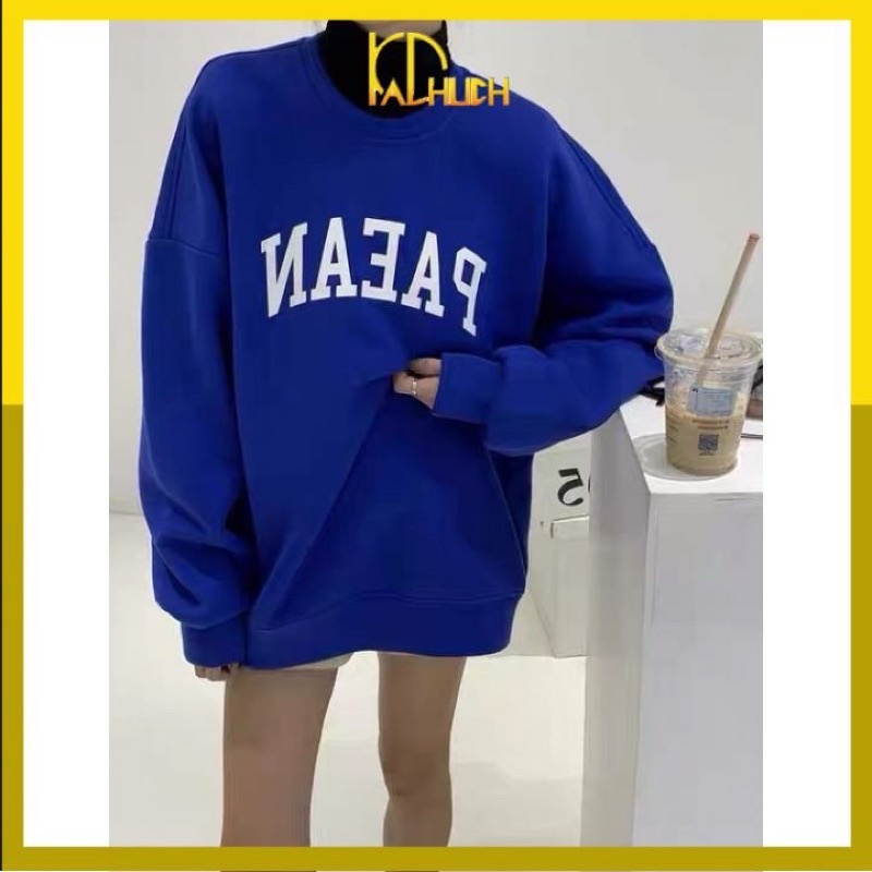 ÁO SWEATER NỮ IN PAEAN TỪ 40-70kg MÀU CỰC CHẤT
