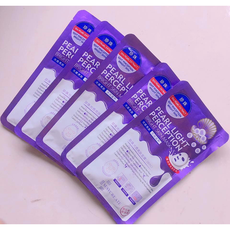 Hộp 20 miếng mặt nạ HA Maycreate nội địa Trung dưỡng trắng và cấp ẩm, g20shop | BigBuy360 - bigbuy360.vn