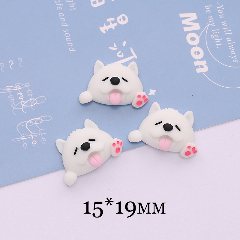 Phụ Kiện Trang Trí Ốp Điện Thoại Chú Chó Hoạt Hình Dễ Thương