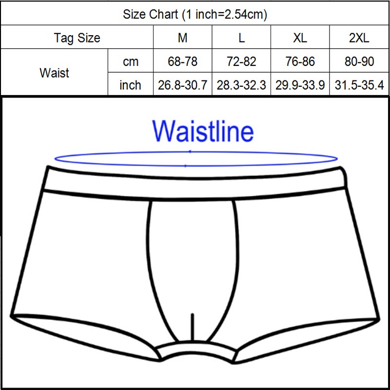 Quần lót boxer lưng thấp thoáng khí họa tiết rằn ri quyến rũ cho nam