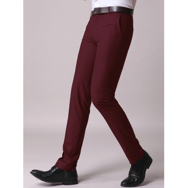 Quần tây nam ống ôm kiểu dáng Hàn Quốc quần âu thời trang công sở phong cách trẻ trung-MS028 | BigBuy360 - bigbuy360.vn