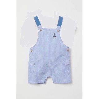 Yếm đùi kẻ h&m sz 6m-3y