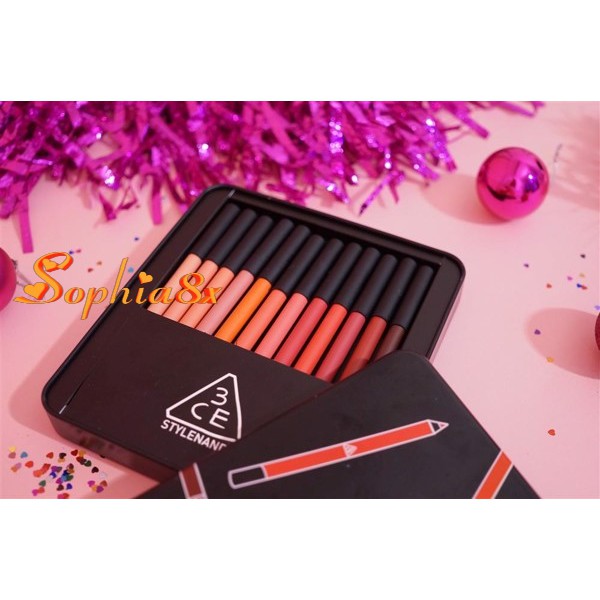 Son sáp bút chì mịn môi 3CE Stylenanda Drawing Lip Pen màu Mayhap