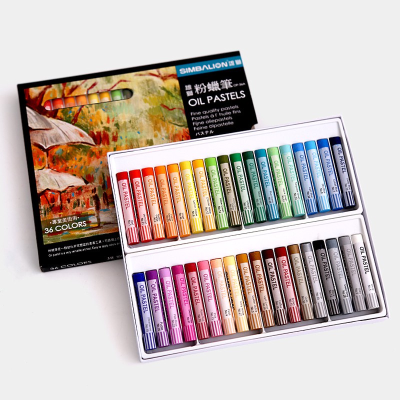 Màu sáp dầu Simbalion - Oil Pastels Academy