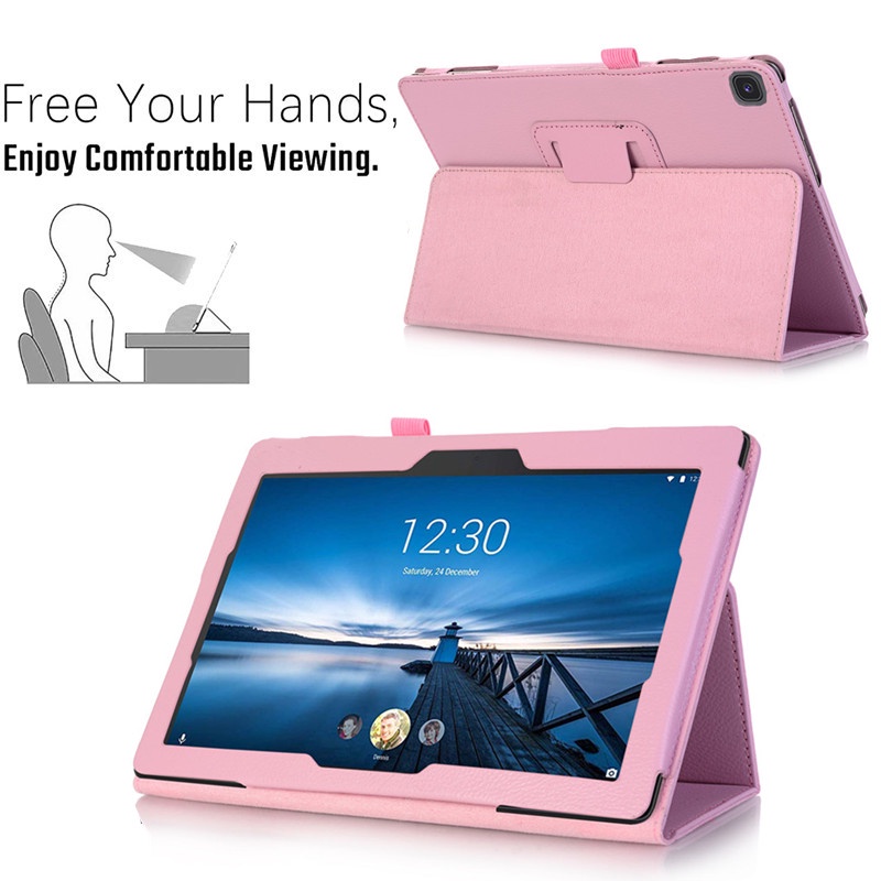 Ốp lưng da PU cho Lenovo Tab M10 HD 2nd Gen X306 10.1" Lenovo Tab M 10 HD TB-X306X TB-X306F