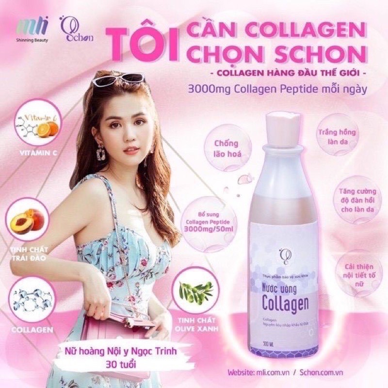 (Tem Cào) Nước uống Collagen Schon Ngọc Trinh (Chính hãng 100%) Nguyên liệu nhập khẩu Đức