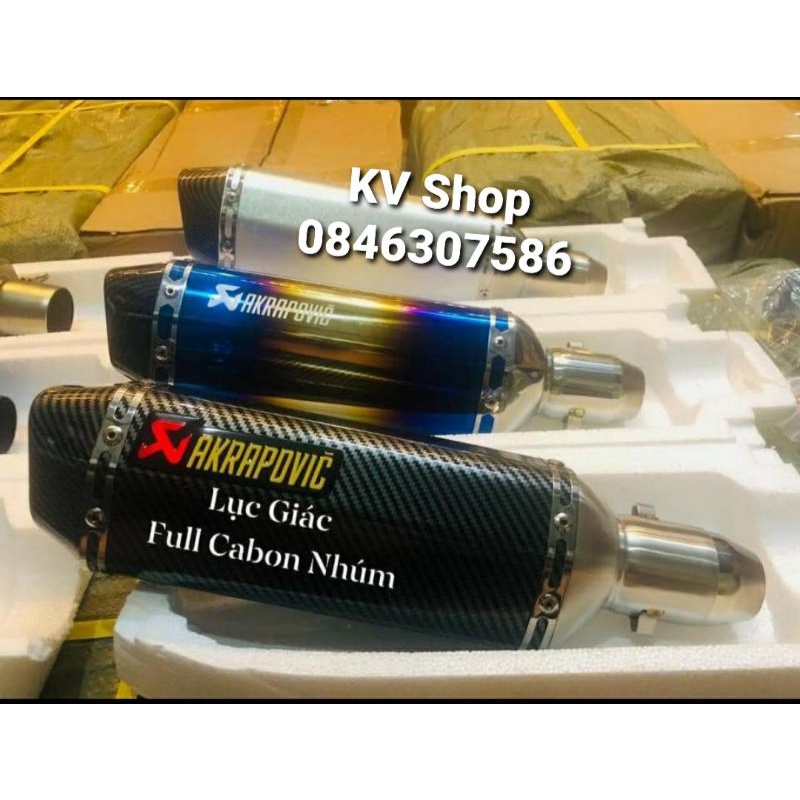 Pô AK Lục Giác - Pô Akrapovic lục giác