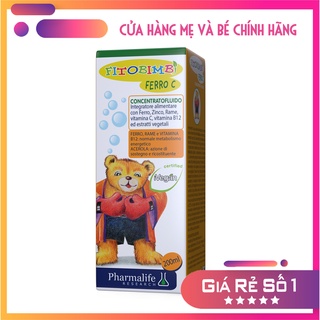 Siro bổ sung sắt kẽm Fitobimbi Ferro C
