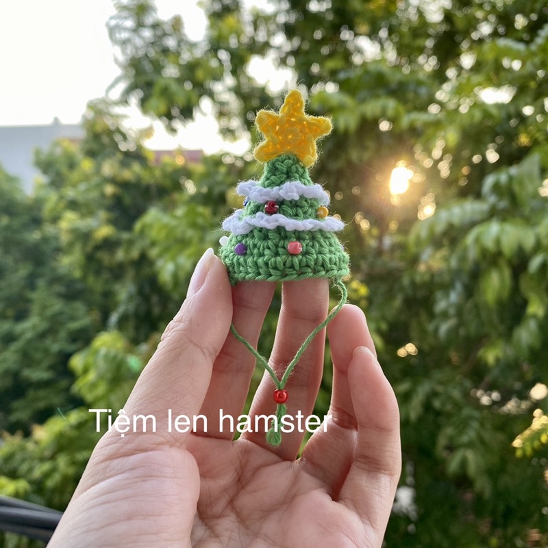 Mũ nón cây thông Noel cho hamster