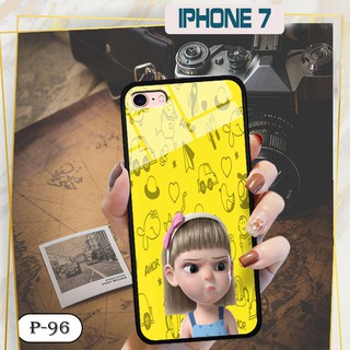Ốp lưng kính 3d iphone 7/ 8- hình cute