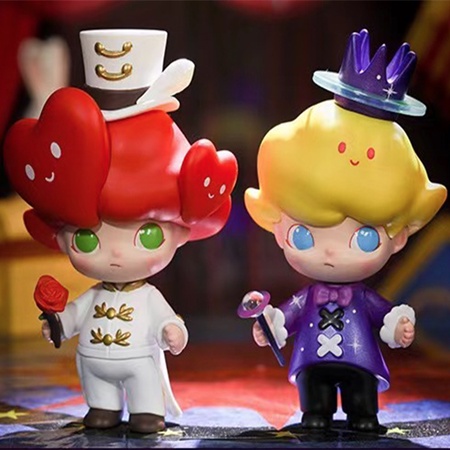 ★Hgtoys★Mô Hình Búp Bê Popmart DIMOO Circus Series Mystery Dùng Trang Trí