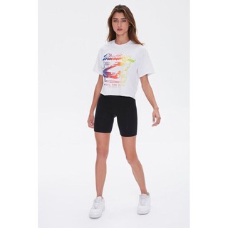 Áo thun cánh dơi form croptop in FORD