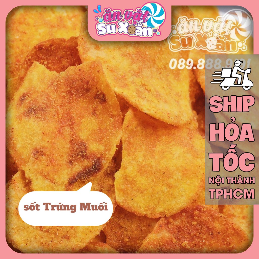 Snack khoai tây 3 vị ngon xoắn lưỡi Ăn Vặt Su Xoắn