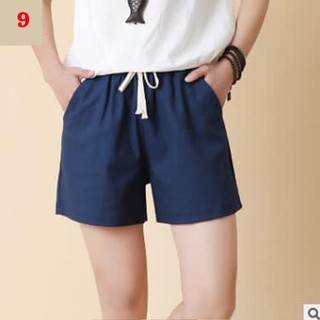 quần đùi nữ chất đũi thô 48 - 80kg