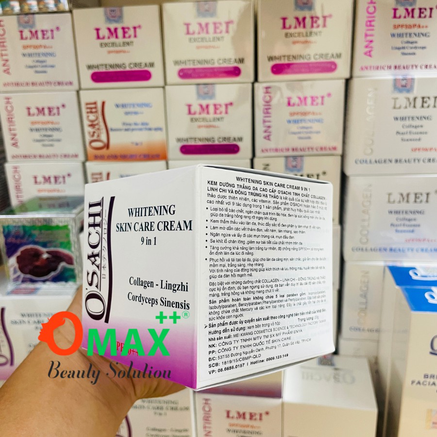 KEM OSACHI TÍM 9 IN 1 - O'SACHI WHITENIG SKIN CARE CREAM 20G - MỜ THÂM NÁM - CHỐNG LÃO HOÁ DA