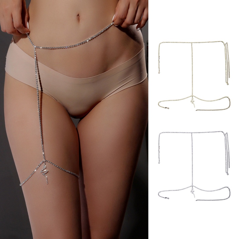 Brroa Dây Xích Đeo Thắt Lưng Đính Đá Lấp Lánh Dùng Đi Tiệc/Đi Club