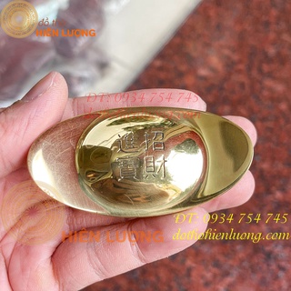 Thỏi vàng bằng đồng 3 cỡ mang lại tiền tài, tài lộc