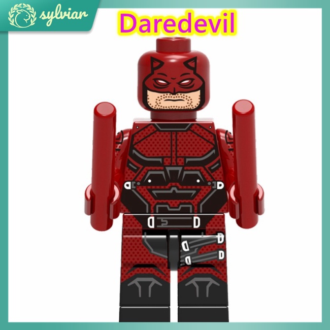 Đồ chơi trẻ em Lắp Ráp Lego Mini Hình Marvel Daredevil Kingpin Iron Fist
