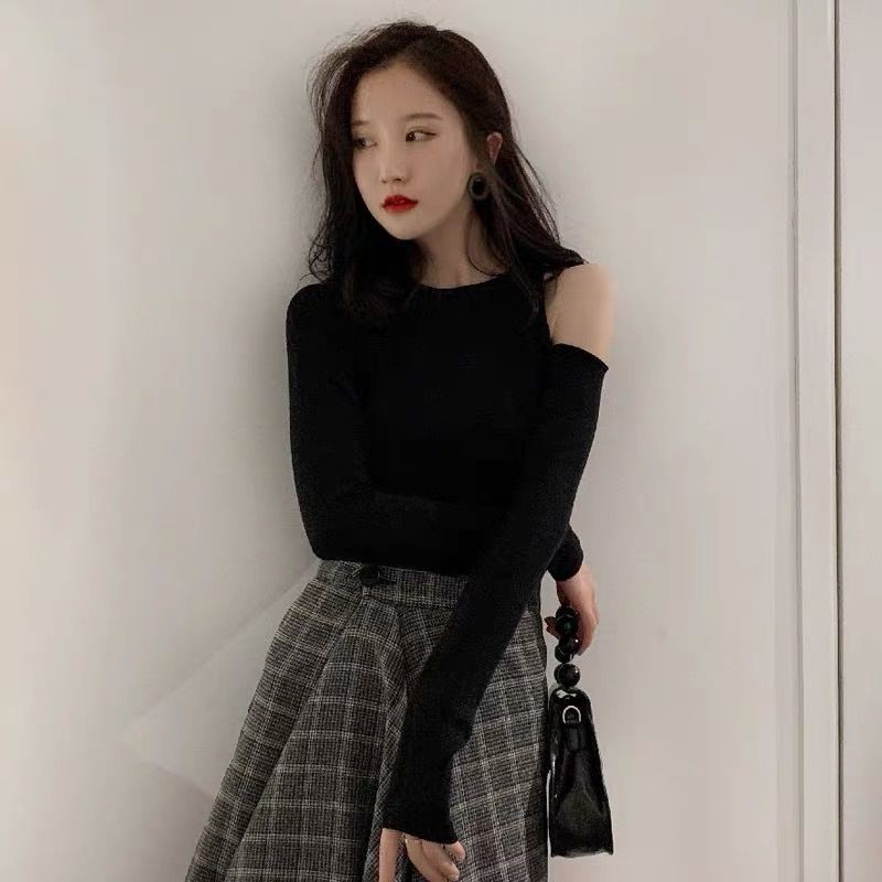 Áo Thun Nữ Dài Tay Trễ Vai 66kg