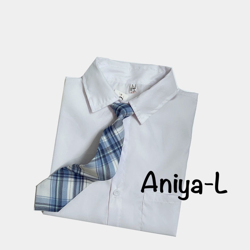 New Japanese style long-sleeved white shirt for women