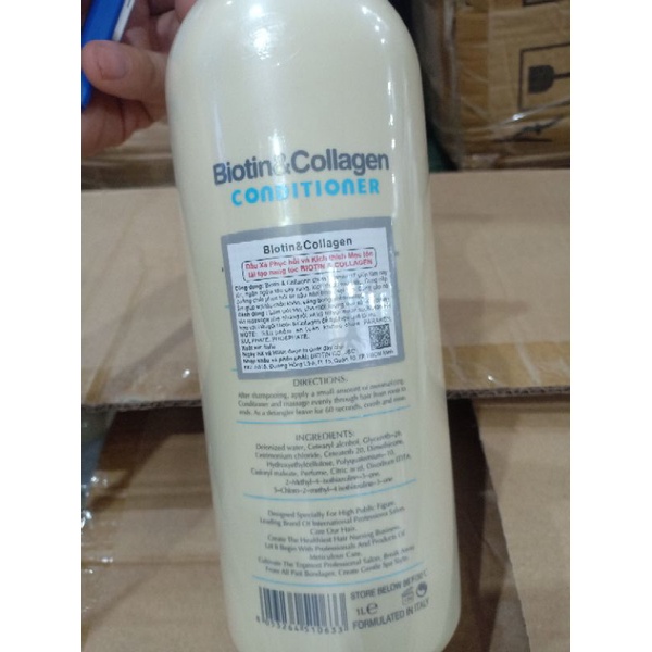 Cặp Gội + Xả Biotin Collagen 1000ml- Sản Phẩm Siêu Mềm Mịn Tóc Giữ Mùi Thơm Lâu