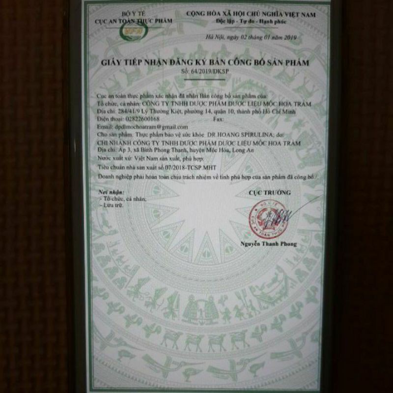 TẢO DR HOANG SPIRULINA (Bs. Lương Lễ Hoàng) | BigBuy360 - bigbuy360.vn