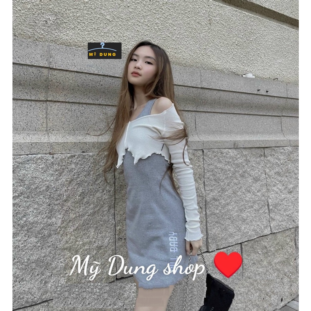 SÉT ĐẦM BODY 1 VAI+ ÁO KHOÁC TRỄ VAI CÁ TÍNH Sét màu siu tây ạ, tôn dáng bao đẹp lun nè, màu cưng xỉu lun đó ạ.