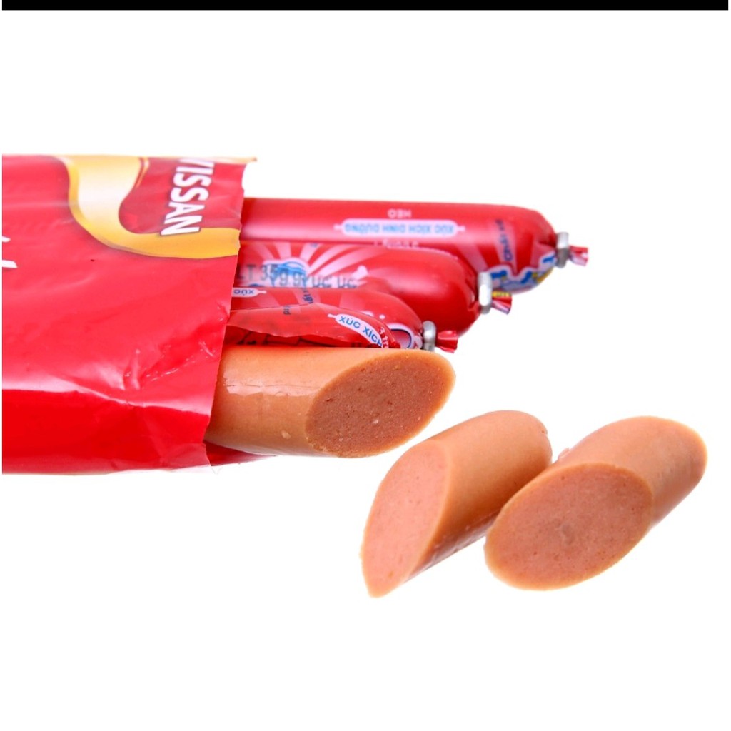 Xúc Xích Heo Dinh Dưỡng Vissan gói 175g (5 cây x 35g).