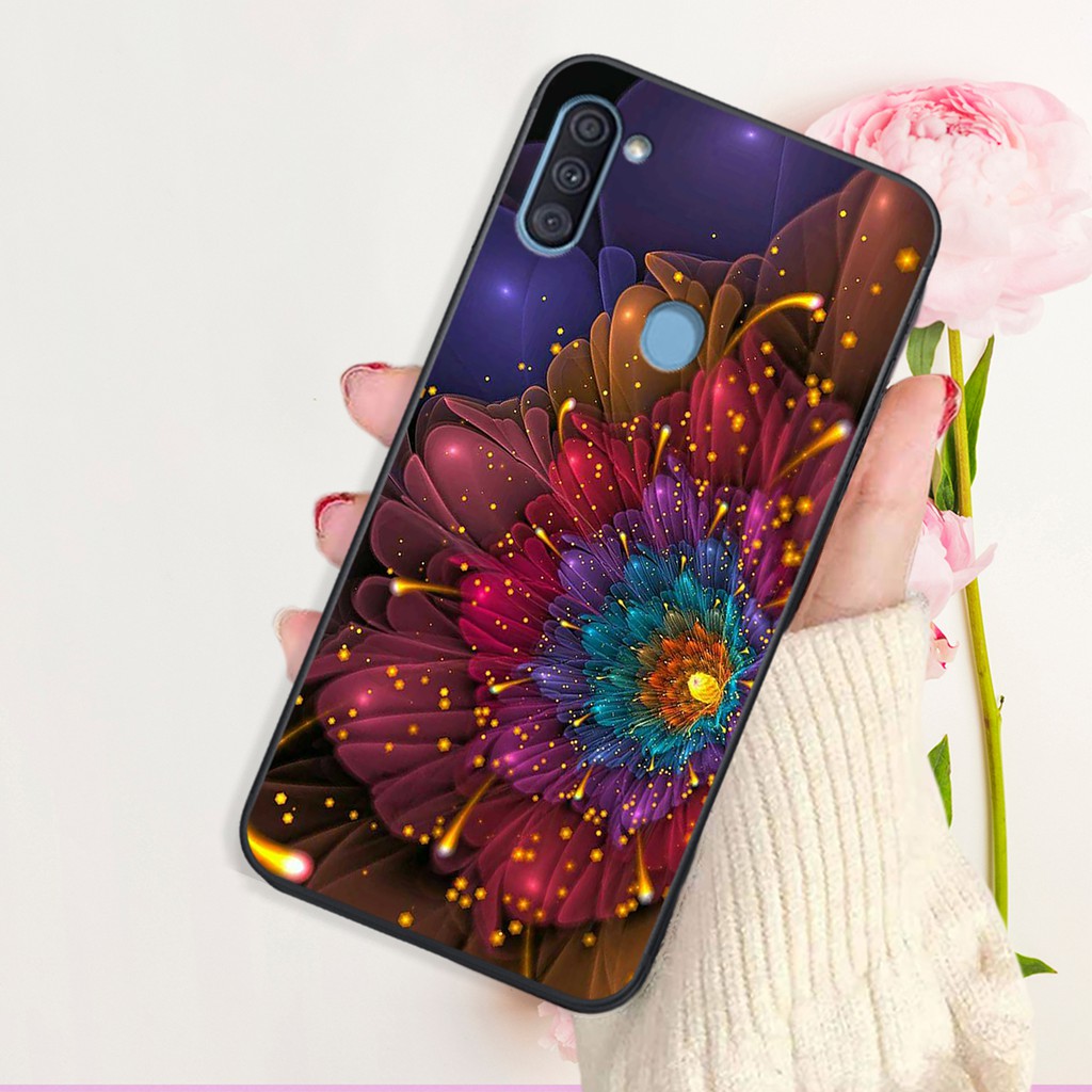 Ốp lưng điện thoại Samsung Galaxy A10s - A11 in hình hoa siêu đẹp- Doremistorevn
