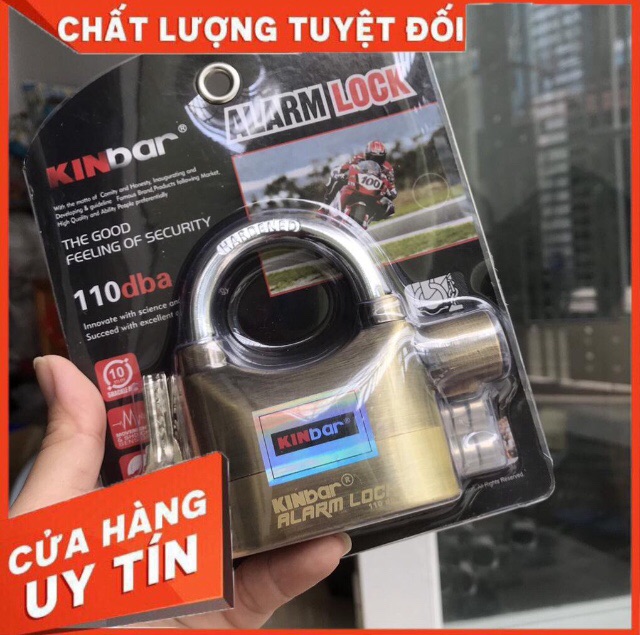Ổ khoá KINBAR hú chống trộm gồm 30 CHÌA phụ