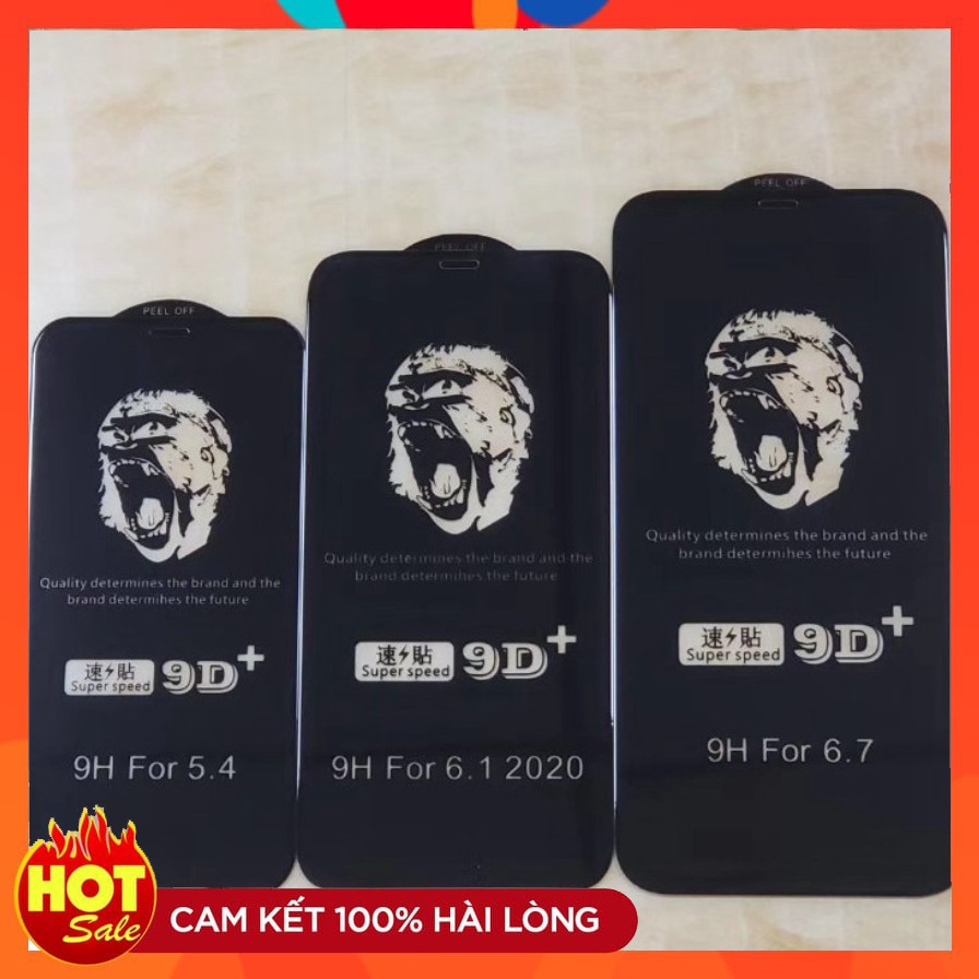 Kính Cường Lực iphone kingkong 10D chính hãng full 6/6s/6plus/7,8plus/ X /XS/XS MAX/11/11/11 pro max Hana Case