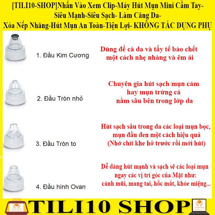 ✅FREESHIP-(LOẠI TỐT 100%)-Nhấn Vào Xem Clip-Máy Hút Mụn Mini Cầm Tay-Siêu Mạnh-Siêu Sạch- Làm Căng Da-Xóa Nếp Nh