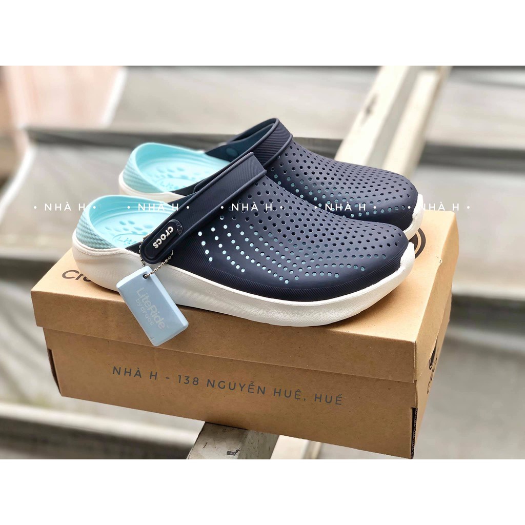 Dép sục LiteRide Xanh Navy đế xanh nhạt