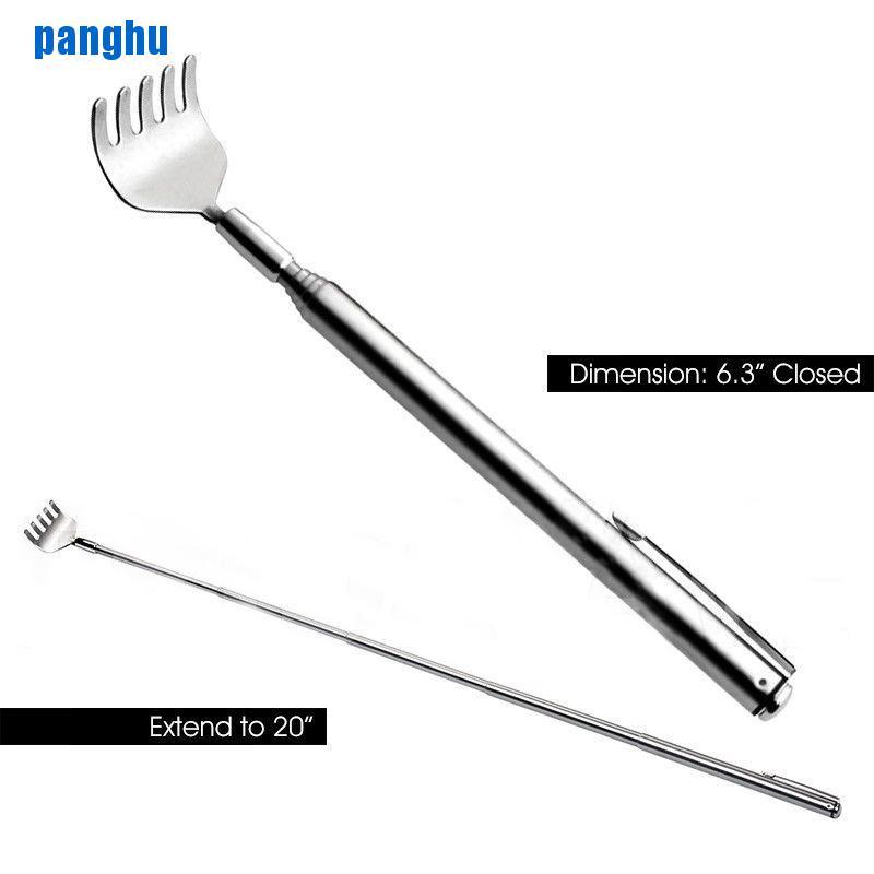 (Hàng Mới Về) Cây Gãi Lưng Bằng Thép Không Gỉ Có Kẹp