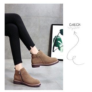 [Xả kho 3 ngày] BOOTS NỮ DA LỘN