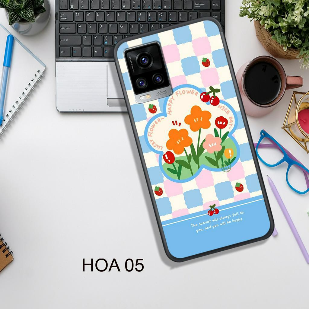 Ốp Lưng  VIVO Y15S - Y21 - Y21S - Y33S , In Hình HOA, Màu Sắc Bắt Mắt.