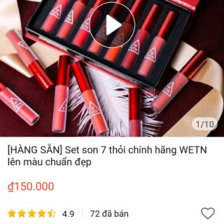 Set son 7 cây chính hãng wetn